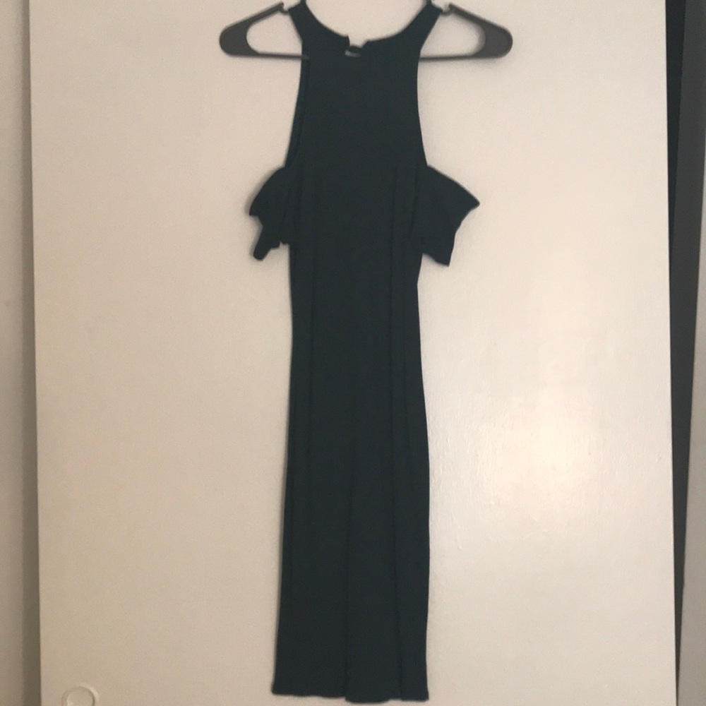 Emerald green dress